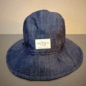 Rag & Bone Blue Denim Hat